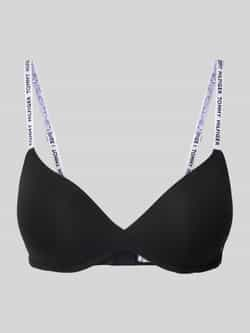 Tommy Hilfiger Underwear Push-up-bh WIRELESS PUSH UP met een logo-opschrift