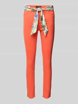 Marc Cain Jeans met stoffen riem