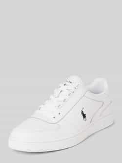 Ralph Lauren Court Sneakers met Memory Foam White Heren