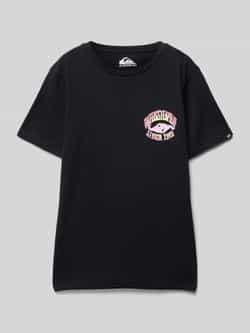 Quiksilver T-shirt met motiefprint model 'TIMES UP'