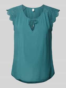 Q S designed by Top met tunika-halslijn en haakdetails