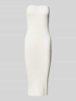 Vero Moda Knielange off shoulder-jurk in riblook model 'WILLOW'