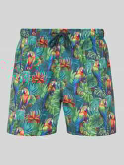 MCNEAL Relaxed fit zwembroek met logostitching