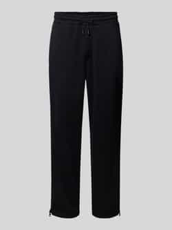 HUGO Relaxed fit sweatpants met ritssluiting bij de pijpboorden model 'DOLOS'