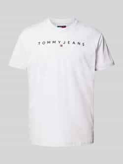 Tommy Jeans T-shirt met labelstitching