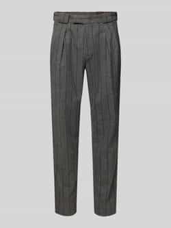 G1920 Stoffen broek met Franse steekzakken model 'Livio'