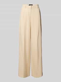 Weekend Max Mara Wide leg bandplooibroek met persplooien model 'VELIERO'