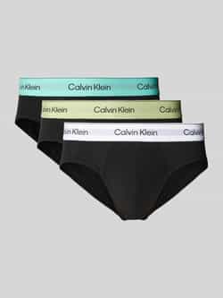 Calvin Klein Underwear Slip met label in band in set van 3 stuks