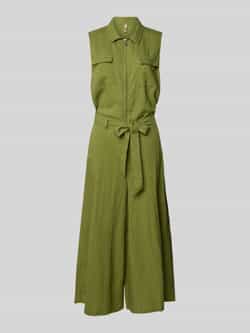 Soyaconcept Jumpsuit van linnenmix met schipperskraag model 'INA'