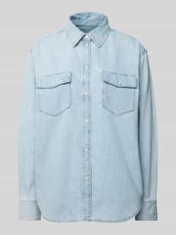 Gant Regular fit jeansblouse met borstzakken