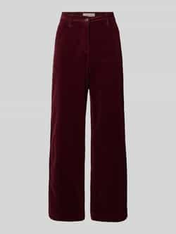 FREE QUENT Corduroy broek met wijde pijpen model 'Cordy'