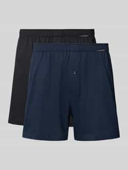 Schiesser Boxershort met elastische band in een set van 2 stuks