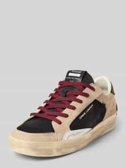 Crime London Sneakers van leer met vetersluiting model 'SK8 DELUXE'