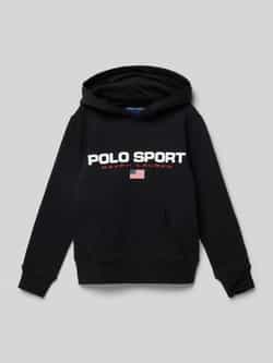 Polo Sport Hoodie met labelprint