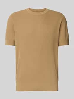 JAKE*S STUDIO MEN T-shirt met ribboorden model 'CASPER'