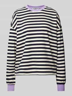 Colourful Rebel Oversized sweatshirt met ribboorden