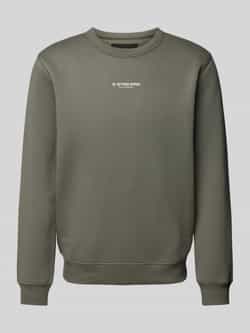G-Star RAW Sweatshirt Center chest logo met logoprint voor