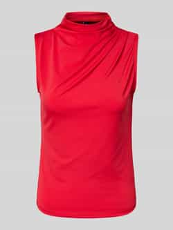 Pieces Regular fit top met opstaande kraag model 'MADISON'