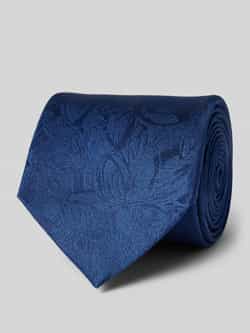 Monti Zijden stropdas met all-over bloemenprint (7 cm)