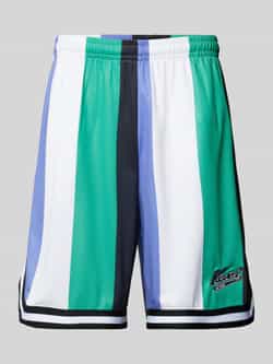 Karl Kani Loose fit korte broek met labelstitching