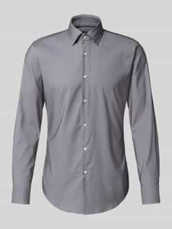 Boss Slim fit zakelijk overhemd met kentkraag model 'HANK'