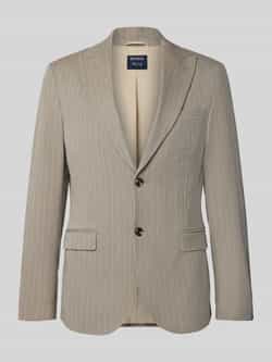 MCNEAL Slim fit 2-knoops colbert met klepzakken