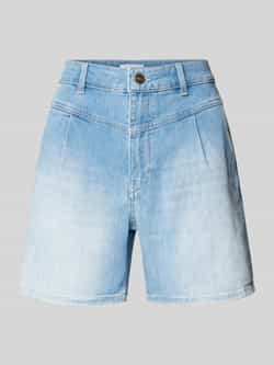 Rich & Royal Regular fit korte jeans met plooien