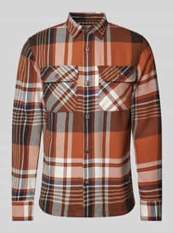 Jack & jones Slim fit vrijetijdsoverhemd met borstzakken met klep model 'DARREN'
