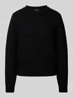 Monari Gebreide pullover met structuurmotief