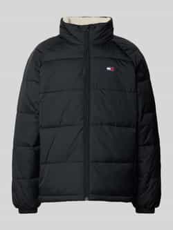TOMMY JEANS Gewatteerde jas TJM POLY PUFFER EXT Winterjas met staande kraag gevoerd teddy binnenzakken
