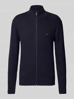 Tommy Hilfiger Vest HERRINGBONE STRUCTURE ZIP THRU