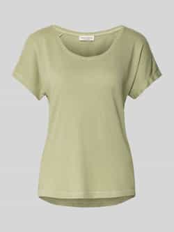 Marc O'Polo Relaxed fit T-shirt van een mix van katoen en viscose