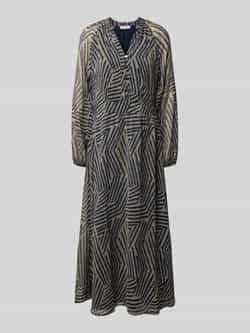 MORE & MORE Maxi-jurk met tuniekkraag