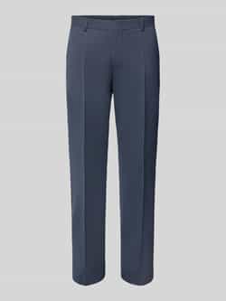 Boss Regular fit pantalon met persplooien model 'Lenon'