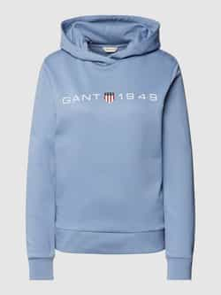 Gant Hoodie met labelprint