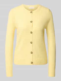 Christian Berg Woman Cardigan met ronde hals en knoopsluiting
