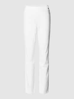 Marc Cain Straight leg jeans met labeldetail