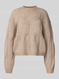 Pieces Relaxed fit gebreide pullover met wol model 'JENNA'