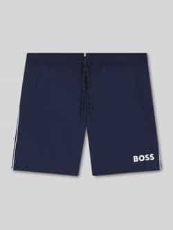 Zwemshorts met contrasterend logo model ‘STARFISH’ Zwemshorts met contrasterend logo model ‘STARFISH’