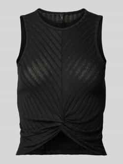 Only Tanktop met vetersluiting model 'SANDY'