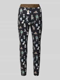 Marc Cain Stoffen broek met elastische band