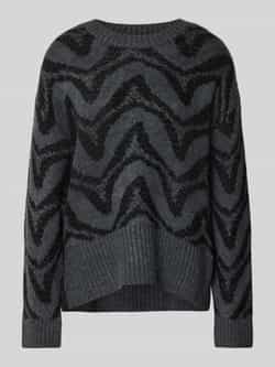 Only Oversized gebreide pullover met all-over motief model 'JANE'
