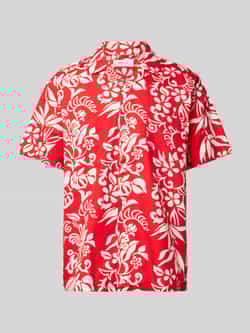 Replay Katoenen T-shirt met Korte Mouwen Red Heren