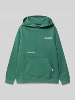 Garcia Regular fit hoodie met logopatch