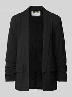 Only Regular fit blazer met geplooide 3 4-mouwen model 'LEVI LIFE'