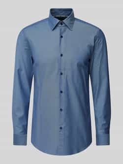 Boss Slim fit zakelijk overhemd met kentkraag model 'Hank'