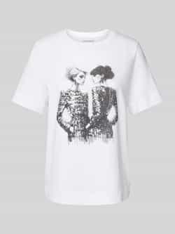 Rich & Royal T-shirt met labelprint