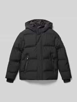 Jack & jones Regular fit gewatteerd jack met logo-applicatie model 'Fusion'