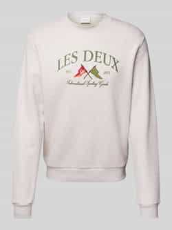 Les Deux Sweatshirt met labelstitching model 'Ivy'