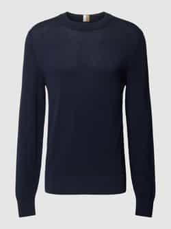 Boss Gebreide pullover met ronde hals model 'Ecaio'